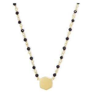 Kendra Scott Davis Gold Beaded Short Pendant Necklace